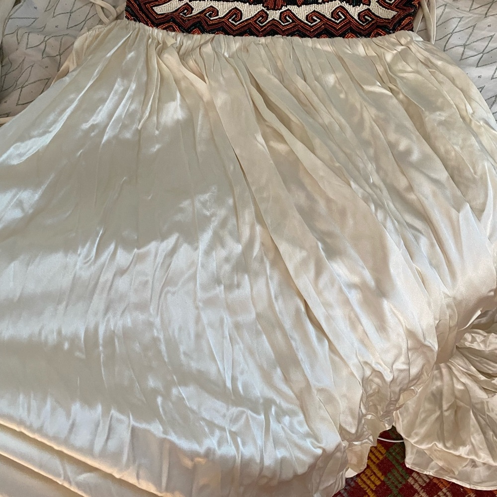 NEW $798 Mara Hoffman Beaded Silk Maxi Dress Gown - Picture 7 of 9
